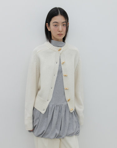 GRANNY CARDIGAN / IVORY