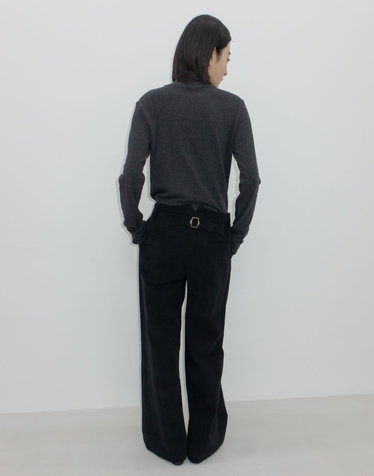 BACK POINT TROUSER / BLACK