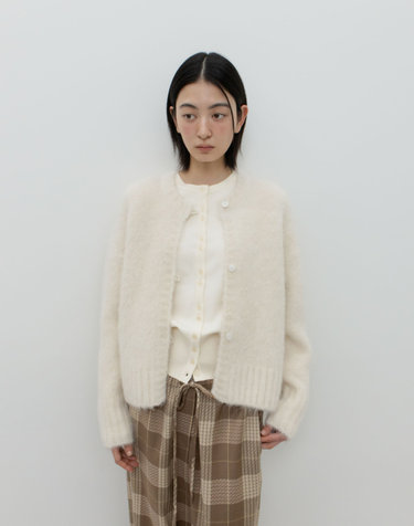 SURI ALPACA CARDIGAN / IVORY