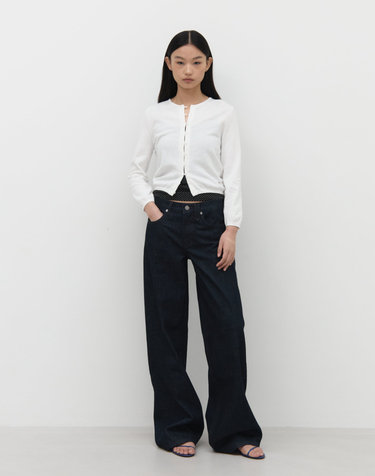 WIDE STRAIGHT FIT JEANS / INDIGO