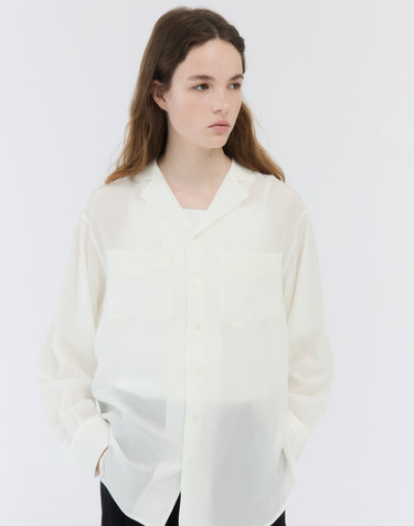 OUT-POCKET BLOUSE / IVORY