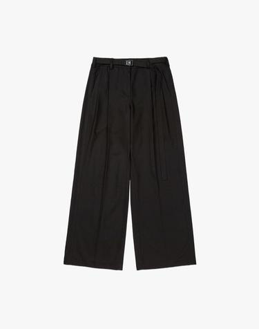 TWO TUCK WIDE LOOSE PANTS / BLACK