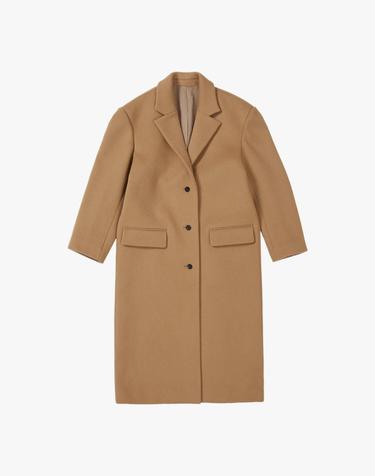 3 BUTTON SINGLE LONG COAT / CAMEL
