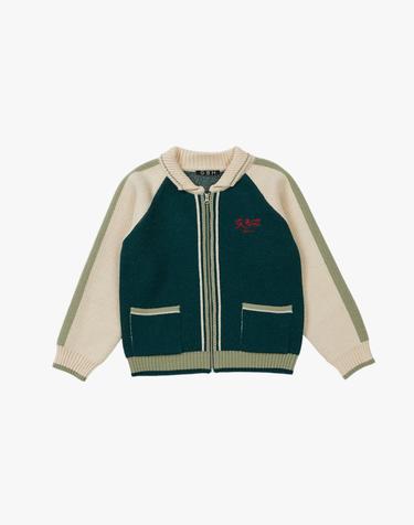 COWICHAN CARDIGAN / GREEN