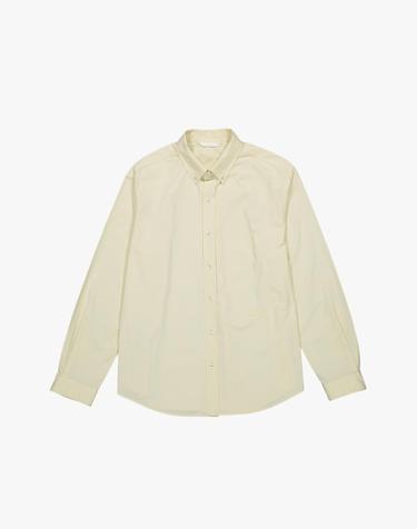 OVERSIZED COTTON PAINTER SHIRT / LEMON CREAM