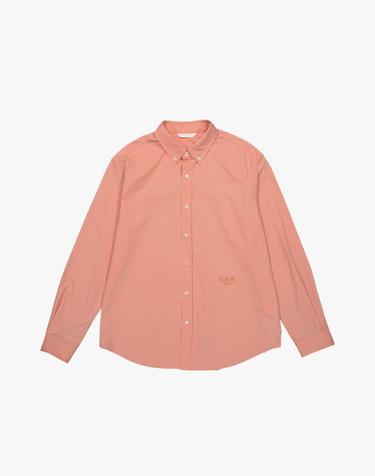 OVERSIZED COTTON PAINTER SHIRT / SALMON