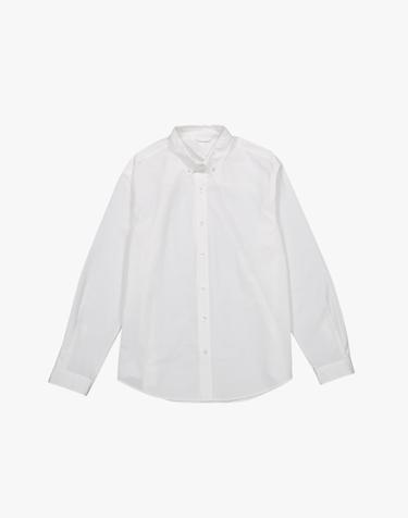 OVERSIZED COTTON PAINTER SHIRT / WHITE