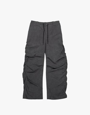 SHIRRING PANTS / CHARCOAL