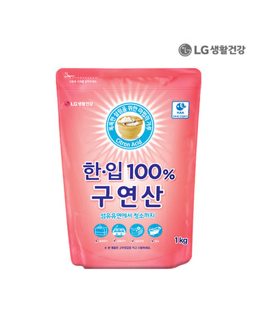 LG생활건강 한.입 100% 구연산 1kg