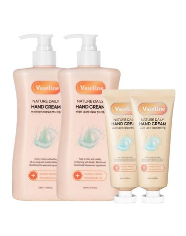 바세린 네이처 데일리 핸드크림 520ml 2개+60ml 2개