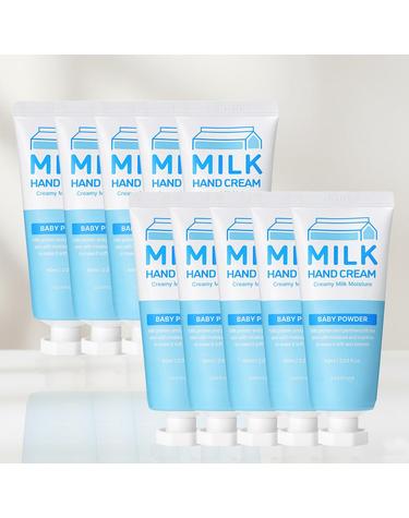코스메이트 밀크 우유 핸드크림 60ml 10개