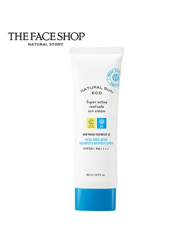 더페이스샵 내추럴선 에코 슈퍼액티브리프세이프 선 80ml