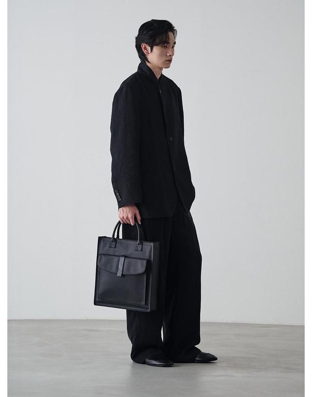 세러데이일레븐 11-TOTE BAG 블랙 착용컷