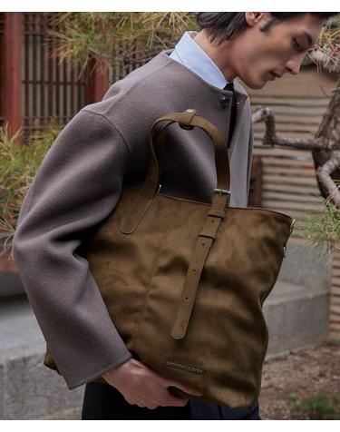 NO.52 TOWER TOTE BAG _ BROWN