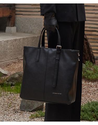 NO.52 TOWER TOTE BAG _ BLACK