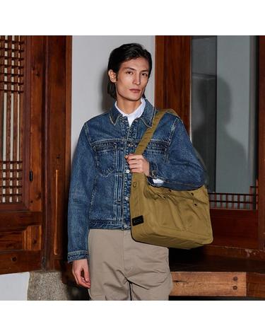 NO.11 W CROSS BODY BAG _ BROWN
