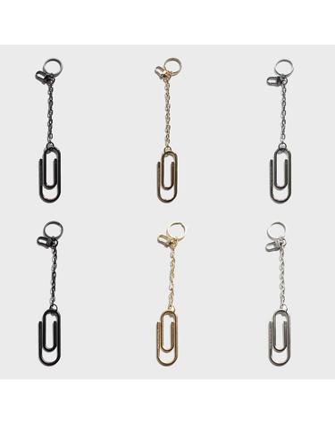 BIG PAPER CLIP KEY-RING L