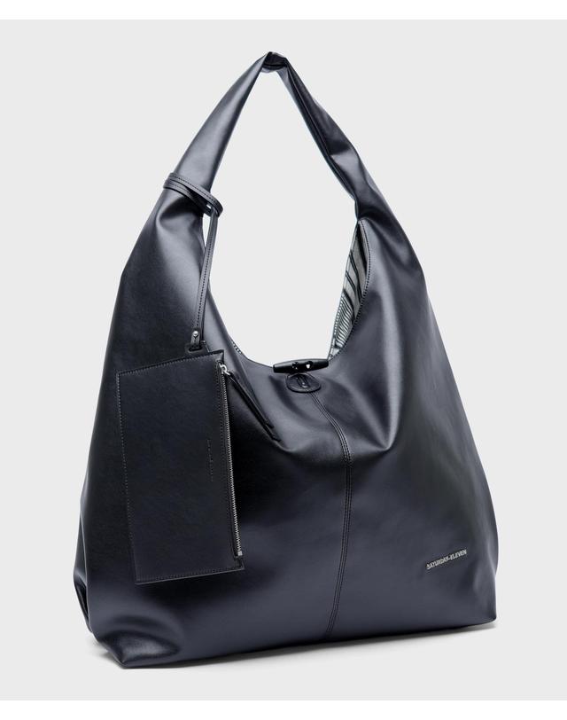 세러데이일레븐 NO.51 BROOKLYN SHOULDER BAG _ BLACK 블랙 착용컷