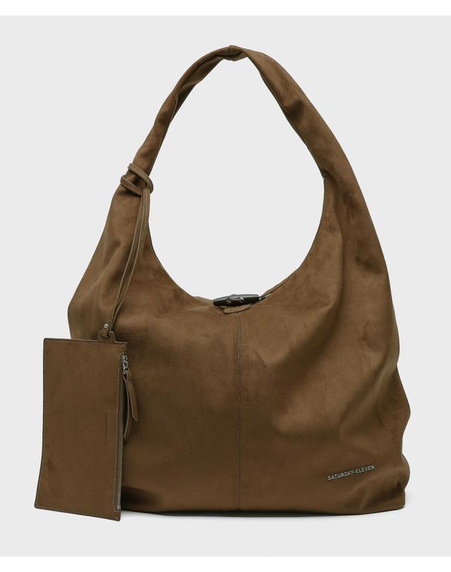 세러데이일레븐 NO.51 BROOKLYN SHOULDER BAG _ BROWN 브라운 착용컷