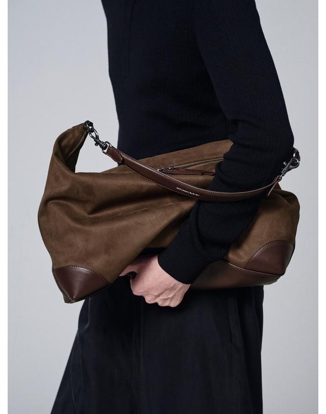 세러데이일레븐 NO.57 VERRAZZANO SHOULDER BAG_ESPRESSO 브라운 착용컷