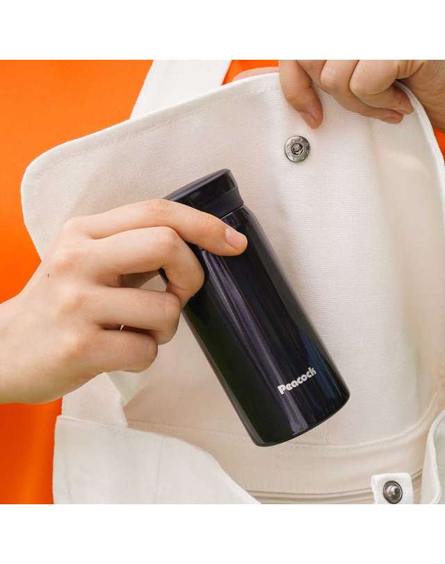 피코크 피코크 보온병 보냉병 미니 초경량 스크루타입 텀블러 AKB-20 200ml 착용컷
