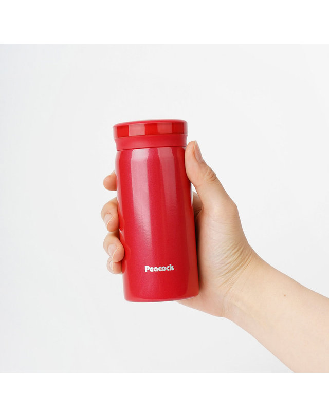 피코크 피코크 보온병 보냉병 미니 초경량 스크루타입 텀블러 AKB-20 200ml 착용컷