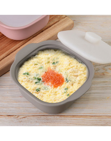 실리닷 실리콘 사각 냄비 3type 6color 전자레인지 계란찜기 라면용기 찌게냄비