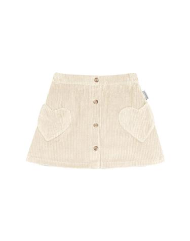 [MIPOUNET] 미포넷 25FW 키즈 코듀로이 스커트 CUORE CORDUROY MINI-SKIRT MPI25.455.COR03.01
