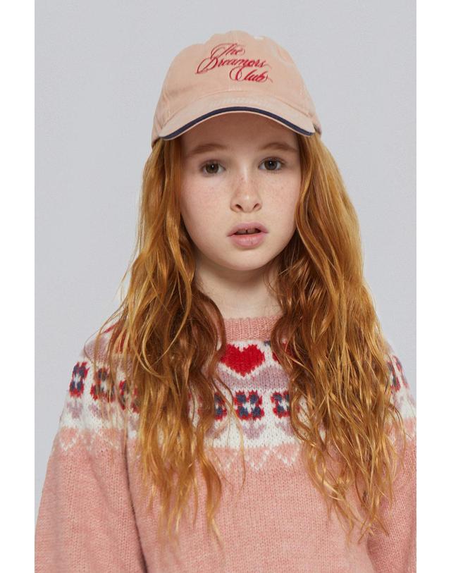 미포넷 MIPOUNET 미포넷 25FW 키즈 니트 GRETA NORDIC SWEATER MPI25.833.KNI003.02 착용컷
