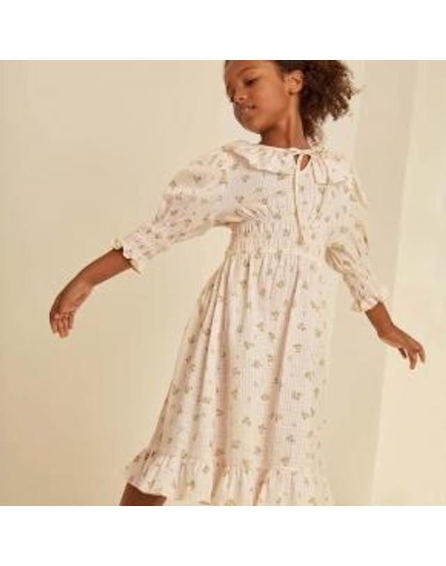 미포넷 [MIPOUNET] 미포넷 키즈 원피스 SUZANNE SERKER COLLARED DRESS 148.SER001 착용컷