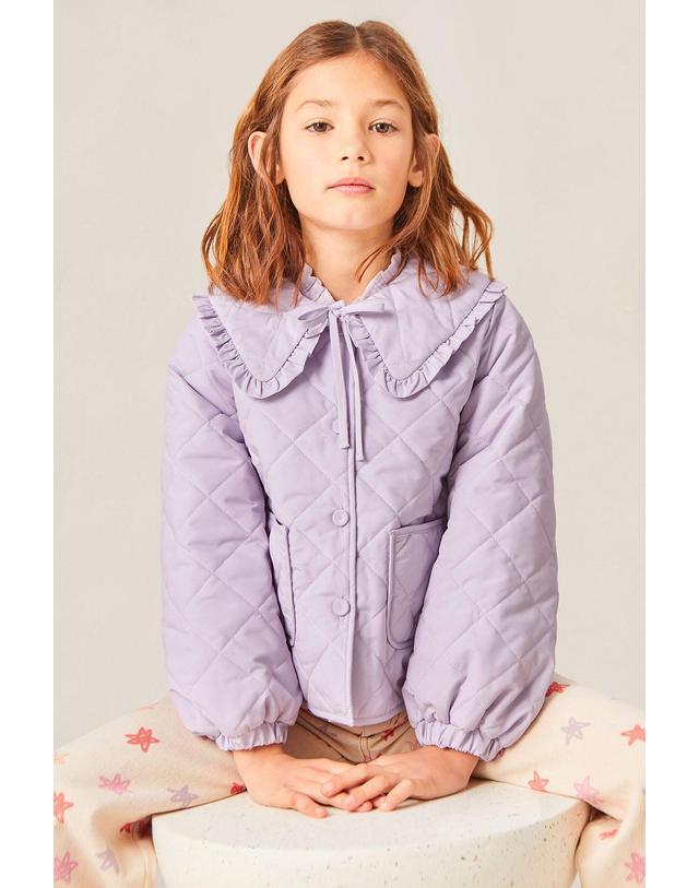미포넷 [MIPOUNET] 미포넷 키즈 퀼팅자켓 GIULIA COLLARED QUILTED JACKET 710.38 착용컷