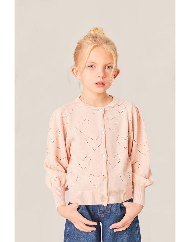 미포넷 [MIPOUNET] 미포넷 키즈 가디건 DUNA CARDIGAN 1513.02 멀티컬러 착용컷