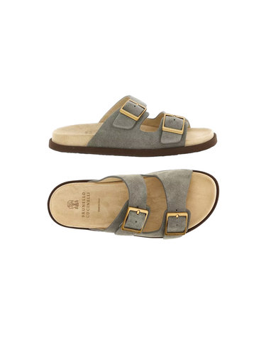 26FW 더블 버클 샌들 그레이 MZUSOLY235 CDK54
