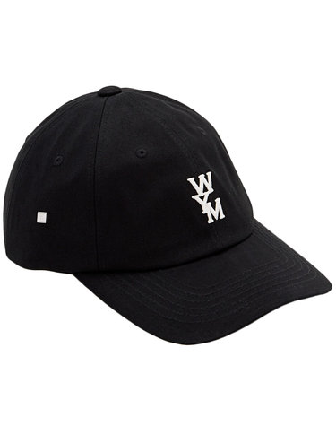 25SS 로고 자수 볼캡 블랙 W251AC51 661B