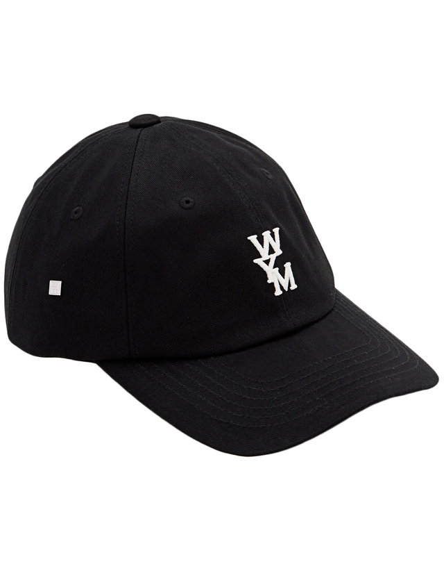 우영미 25SS 로고 자수 볼캡 블랙 W251AC51 661B 착용컷