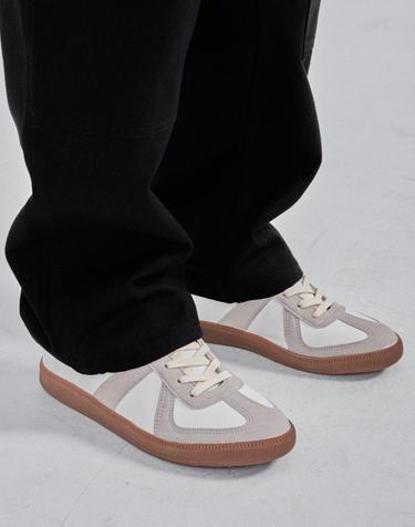 HT3501 5.5cm 키높이 독일군 스니커즈 로한 화이트