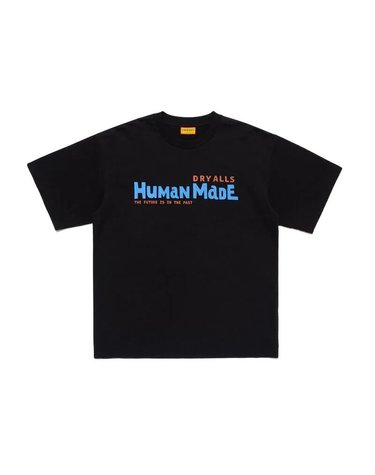 26SS 휴먼메이드 로고 남성 반팔 티셔츠 HM31CS040 BLACK