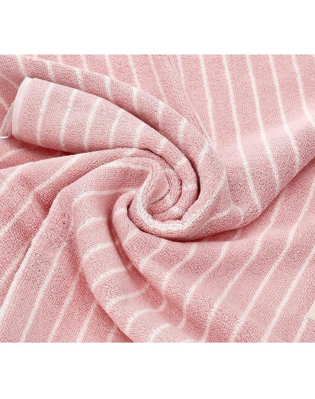테클라 [리퍼상품] 테클라 50X90 핸드타월 테리 타월 TT-SPS 50X90 SHADEDPINKSTRIPES 착용컷