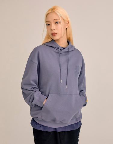 [빈트릴] 블러 스티치 해시태그 오버핏 후드티(쿨 그레이)_BA241HM002CG