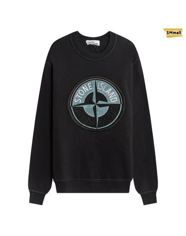 SMmall 스톤아일랜드 와펜 나침반로고 맨투맨 731563094 V0020