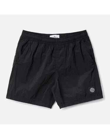 26SS 스톤아일랜드 남성 나일론 메탈 스웜 쇼츠 블랙 L1S15B100004 S0043 V0029