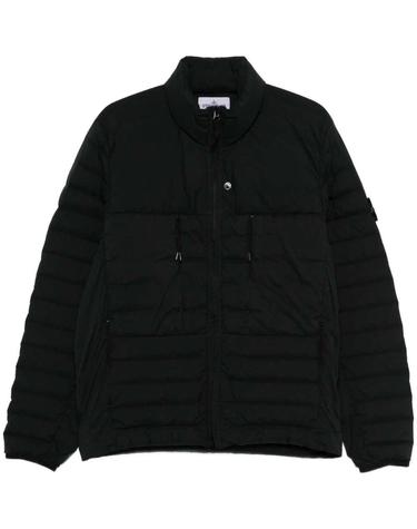 26SS 스톤 아일랜드 와펜 패치 심리스 터널 블랙 경량 패딩 자켓 L1S15 4100106 S0183 V0029