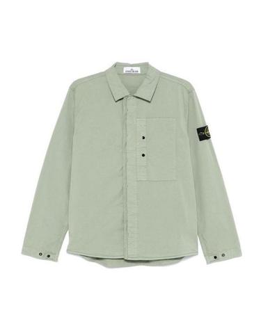 25SS 스톤 아일랜드 수피마 코튼 트윌 스트레치 셔츠 K1S151200033S0010V0055 SAGE GREEN DO