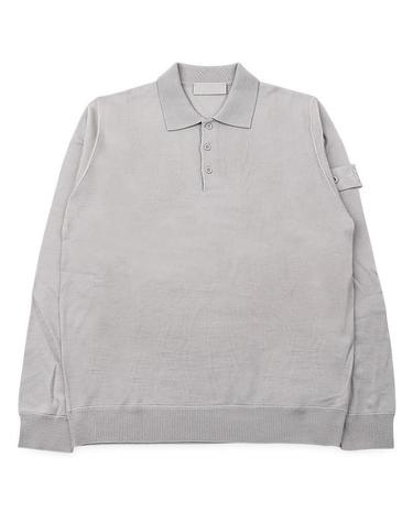 스톤 남성 쉐도우 와펜 PK 울 니트그레이 L1S15 5100076 S00FC V0064
