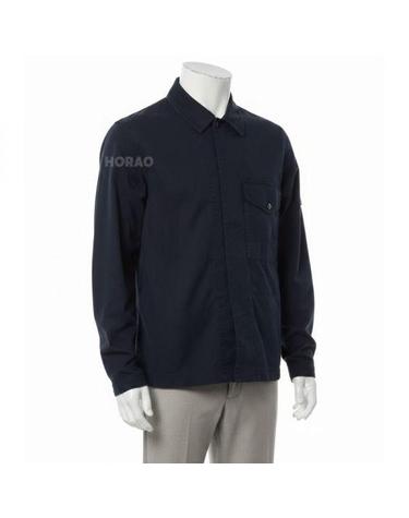 스톤아일랜드 26 1200001 Organic Cotton Stretch Broken Twill OLD Effect Overshirt L1S15 S0004 V0120 오가