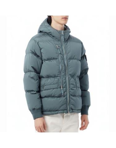 스톤아일랜드 4100088 Nylon Metal In Econyl Hooded Down Parka K2S15 S0019 V0057 나일론 메탈 에코닐 후드 다운 파카