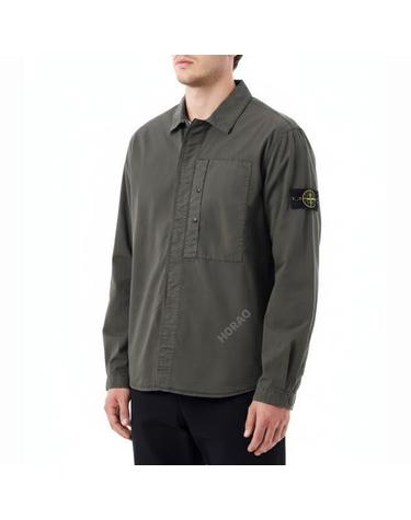 스톤아일랜드 1200033 Supima Cotton Twill StretchTC Overshirt K1S15 S0010 V0054 수피마 코튼 트윌 스트레치TC 오버셔츠
