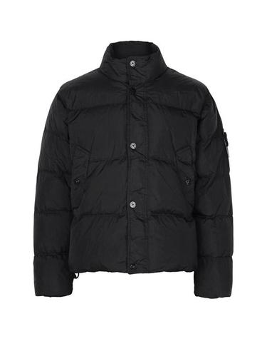 스톤아일랜드 26FW 블랙 가먼트다잉 크링클랩스 윈드 레지스턴트 덕 다운 자켓 L2S154100109 S0A23 V0029