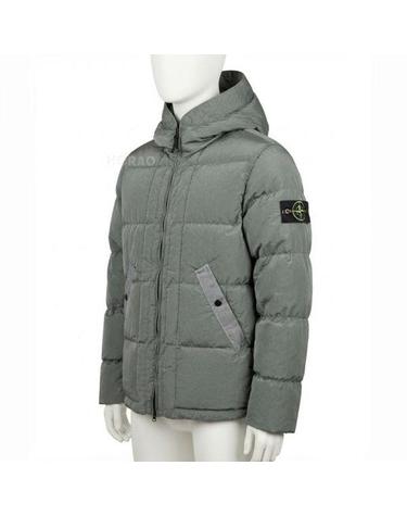 스톤아일랜드 26FW 4100019 Nylon Metal In Econyl Hooded Down Jacket L2S15 S0019 V0060 나일론 메탈 인 에코닐 후드 다운