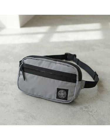 스톤아일랜드 26FW 9200014 Coated Nylon Metal In Econyl Belt Bag L2S15 S0251 V0049 코티드 나일론 메탈 인 에코닐 벨트 백